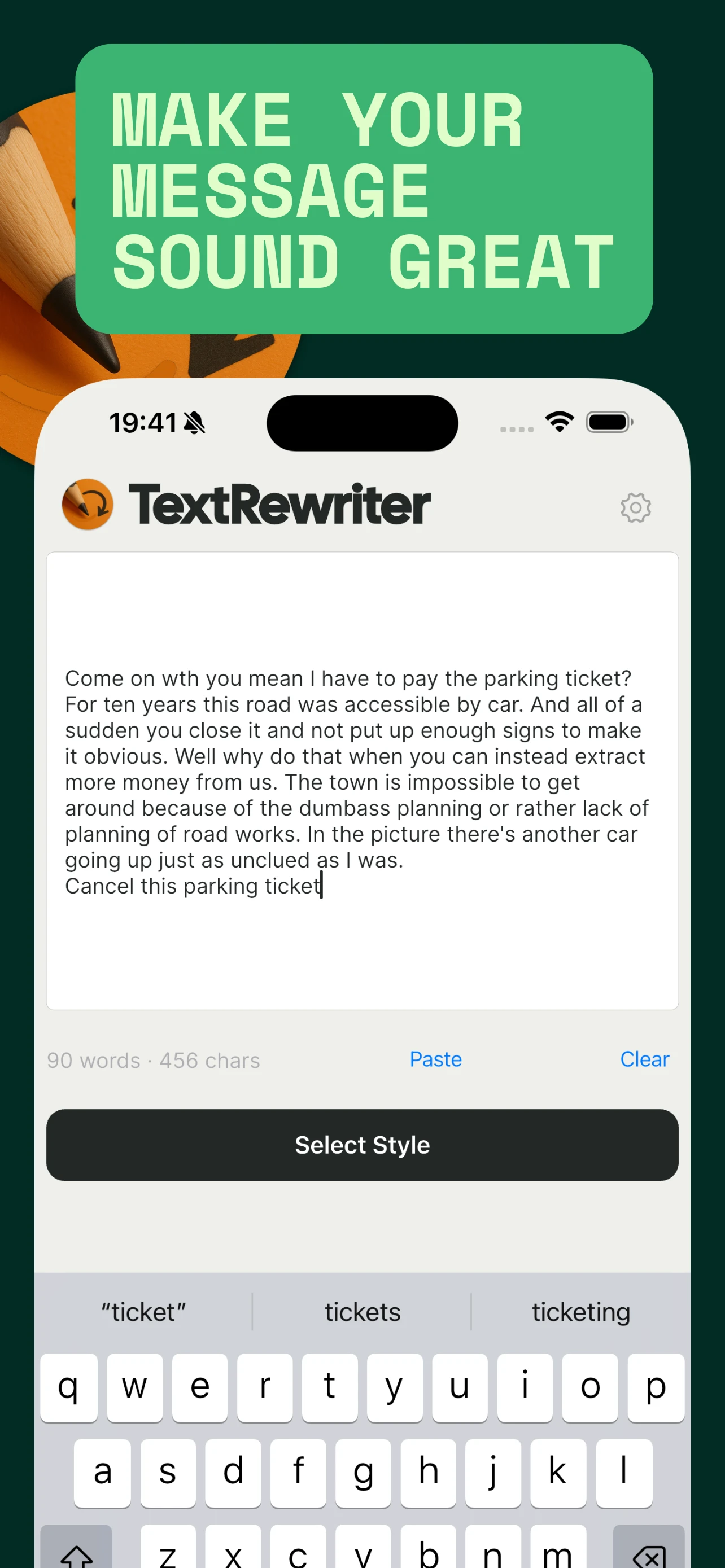 iPhone screenshot 1